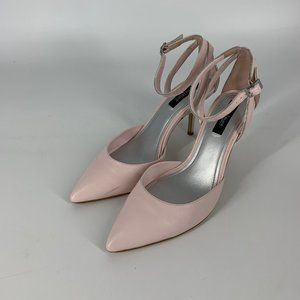 White House Black Market Pink Channing Heels